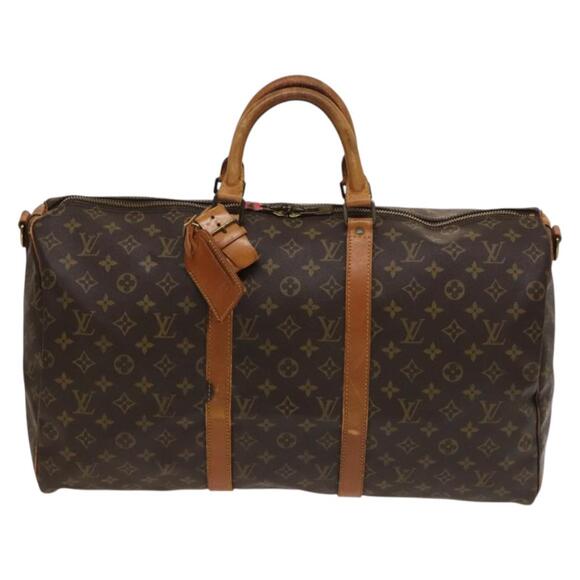 LOUIS VUITTON Monogram Keepall Bandouliere 50 Boston Bag M41416 - Picture 13 of 16